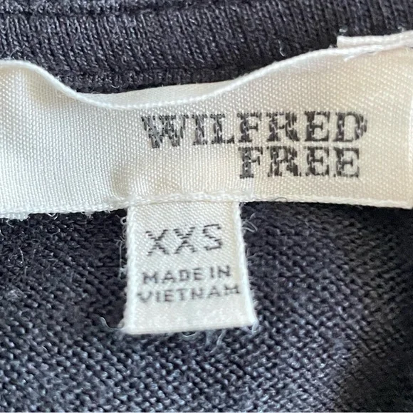 ARITZIA WILFRED FREE Elegant Black Long Sleeve Maxi Dress - Picture 5 of 8